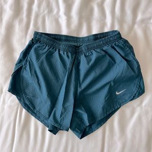 Nike running shorts, dark turquoise, size S